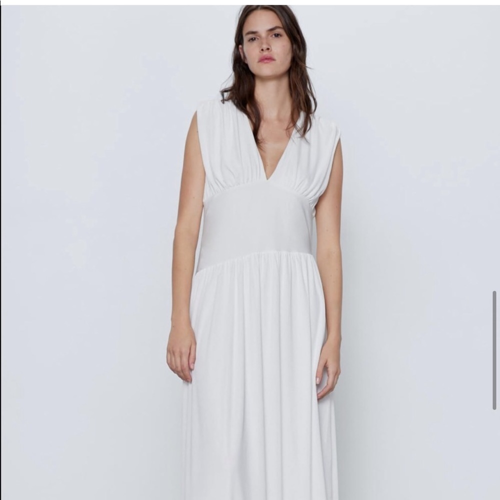 New with tags Zara white combination Dress - Picture 13 of 14